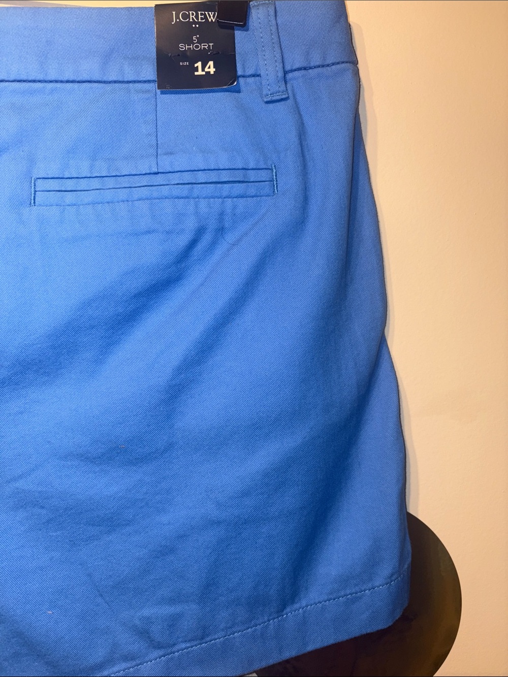J. Crew Factory Bright Blue Women's Cotton Shorts - Picture 6 of 8